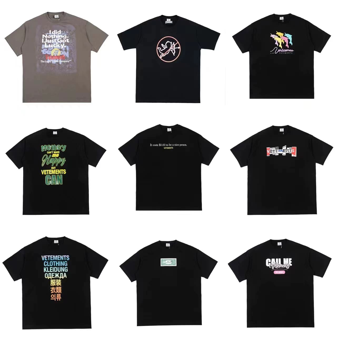 2023SS Letter Printed Embroidery American Oversize Street Casual Men's and Women's Short Sleeve T Shirt from Taobao