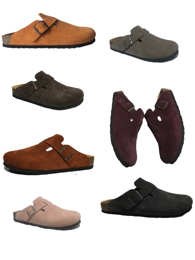 BMXM classic baotou slippers cow fur flat bottom fashion couple bo chewing outdoor lazy shoes — product from Taobao, photo 1 of 1