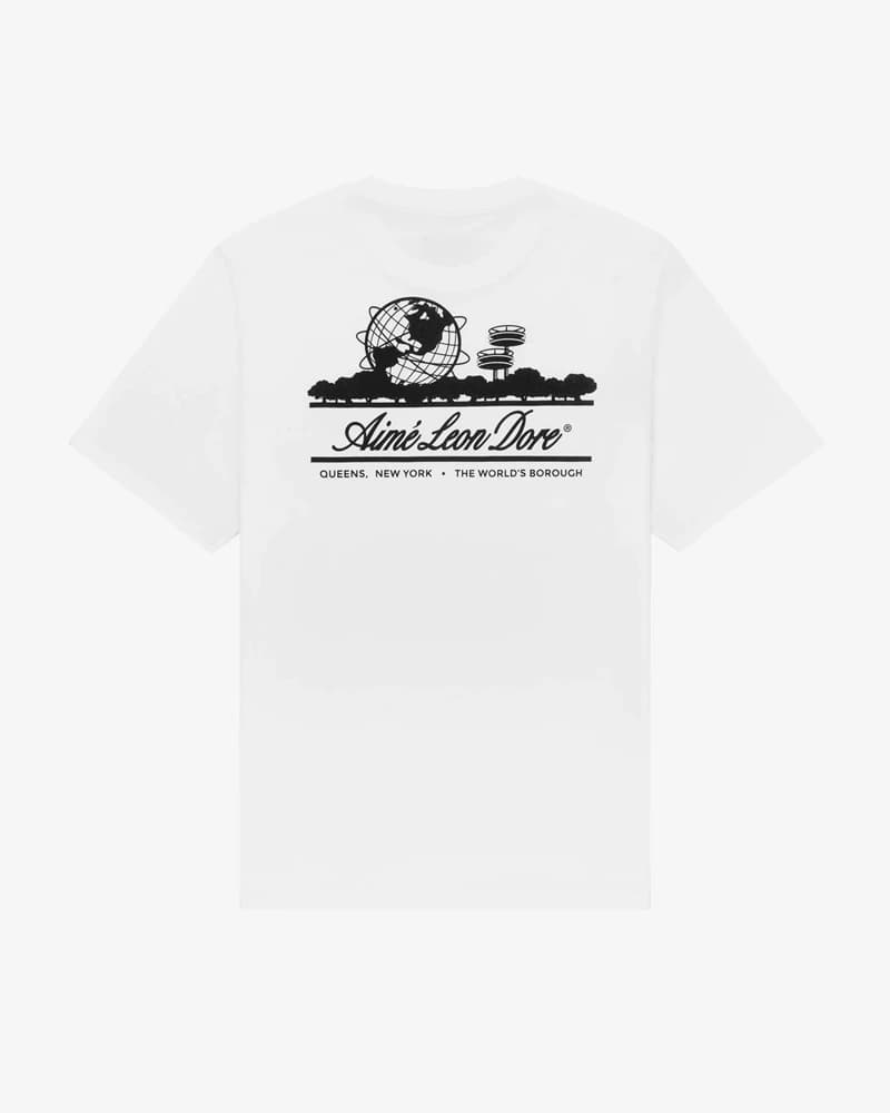 AimeLeoDore New York park Earth instrument classic fashion brand LOGO short sleeve T shirt VIBE style from Taobao