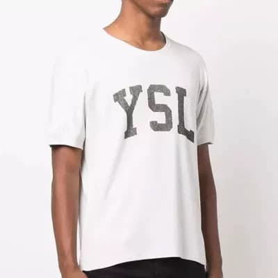 Hot all over the network youth transparent popular round neck printed casual straight letter short sleeves from Taobao