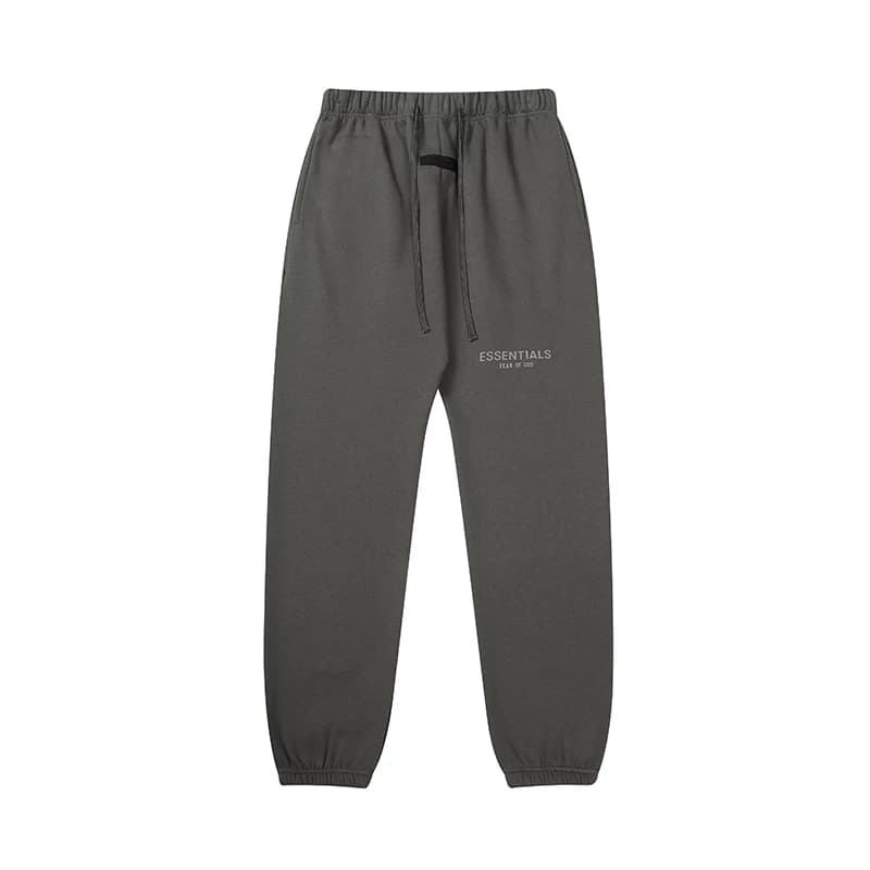 FOG FEAR OF DIOS de doble línea ESSENTIALS High Street holgado pantalones de chándal de lana acolchados pantalones de chándal para hombre from Taobao