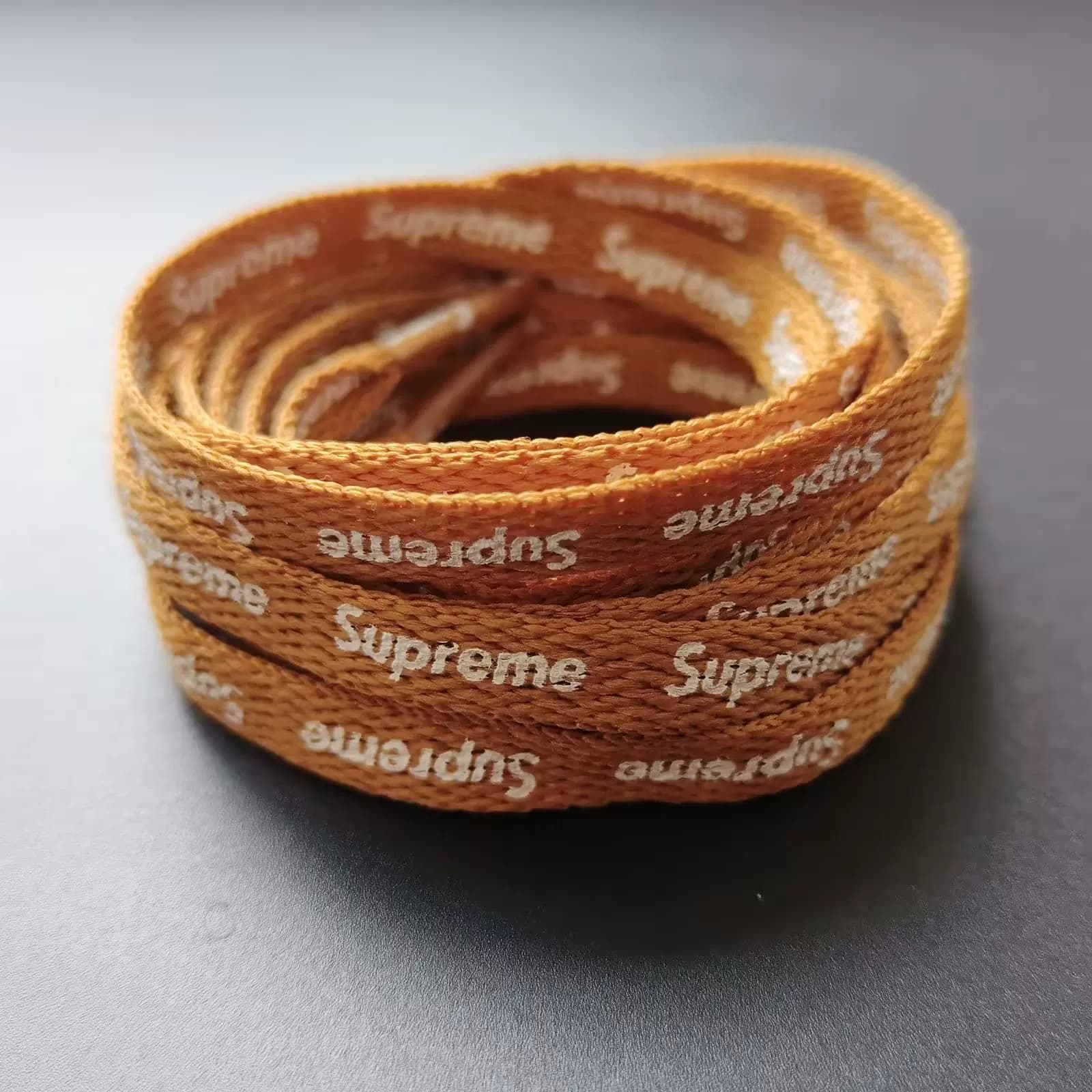 Fit Air Force One supreme Joint name shoelace wheat color black red sup shoelace canvas shoes shoelace from Taobao