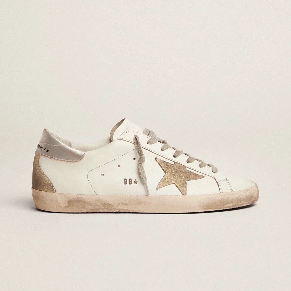 South Korea GG distressed star little dirty shoes women's 2022 classic all match men's sneakers height increasing insole dirty cowhide easy wear shoes from Taobao