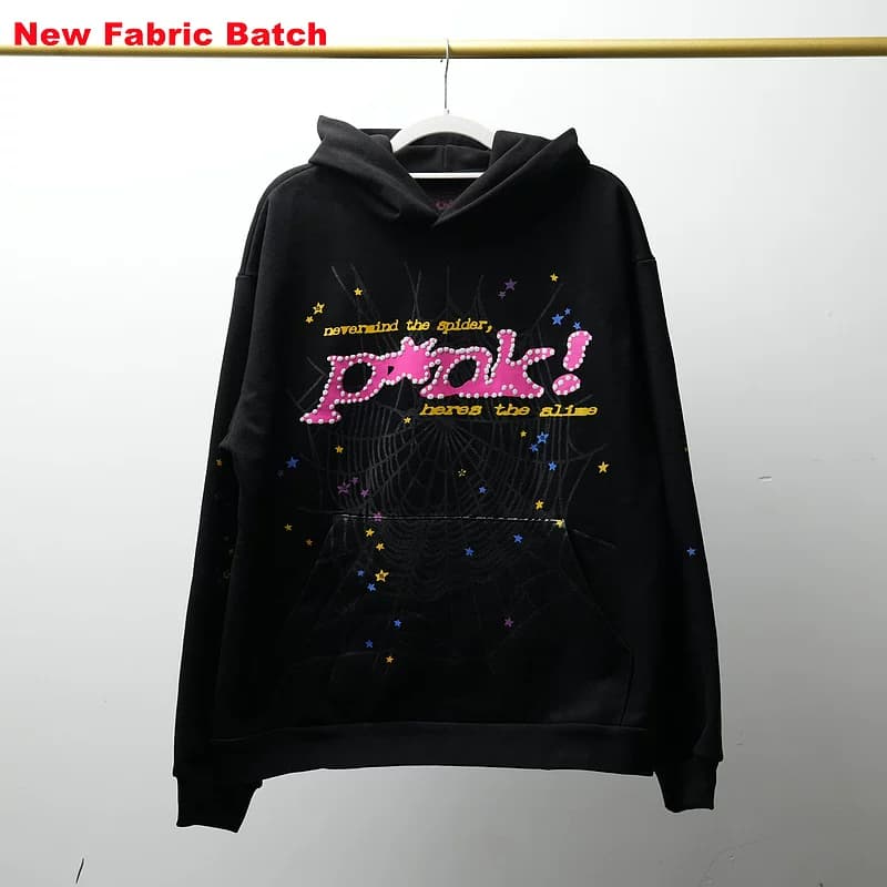 NEW FABRIC BATCH Black PUNK Hoodie from Taobao