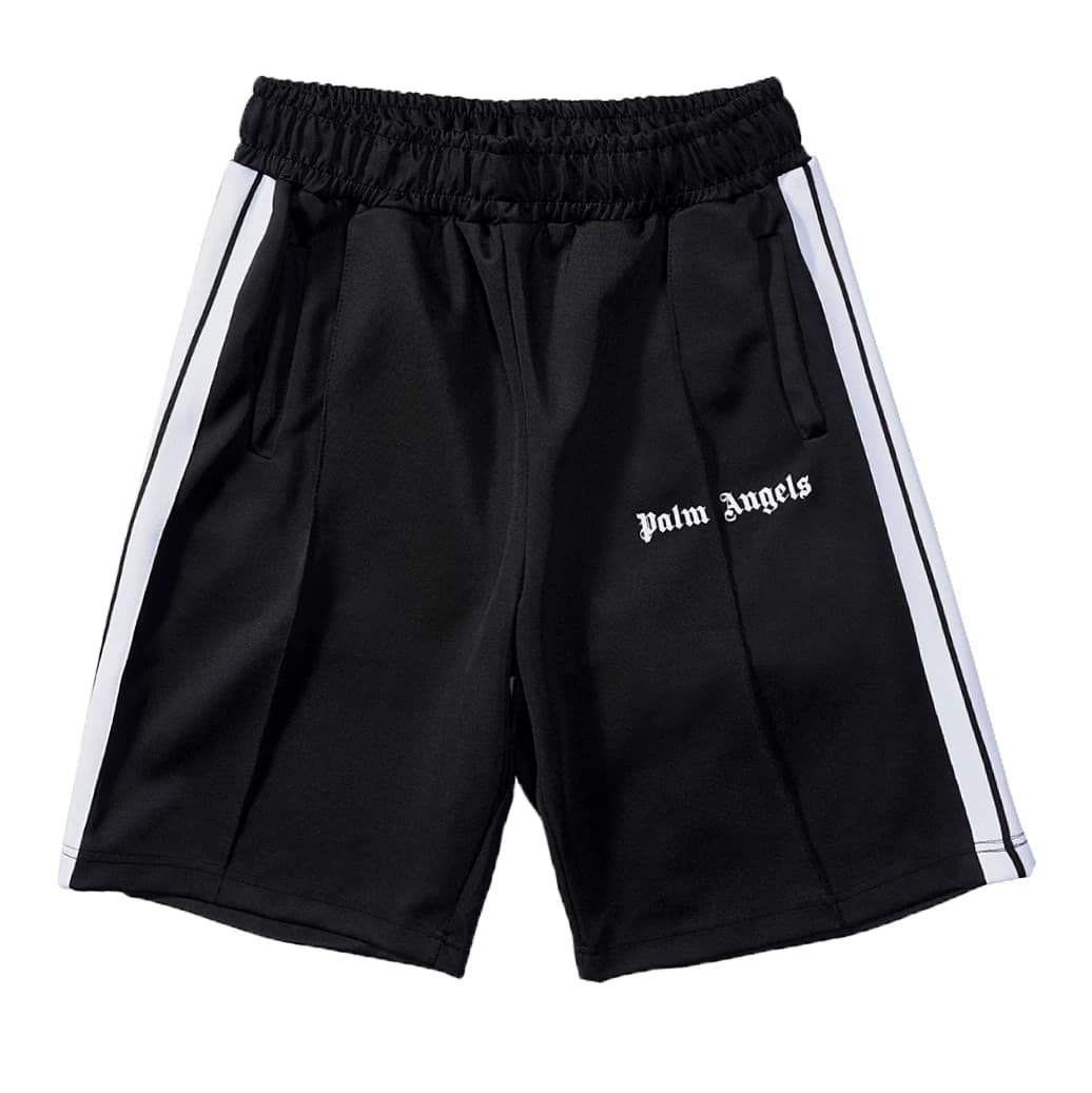 Summer rainbow Angel fashion lace side woven striped loose Sports and Leisure fifth pants men and women couple casual shorts from Taobao