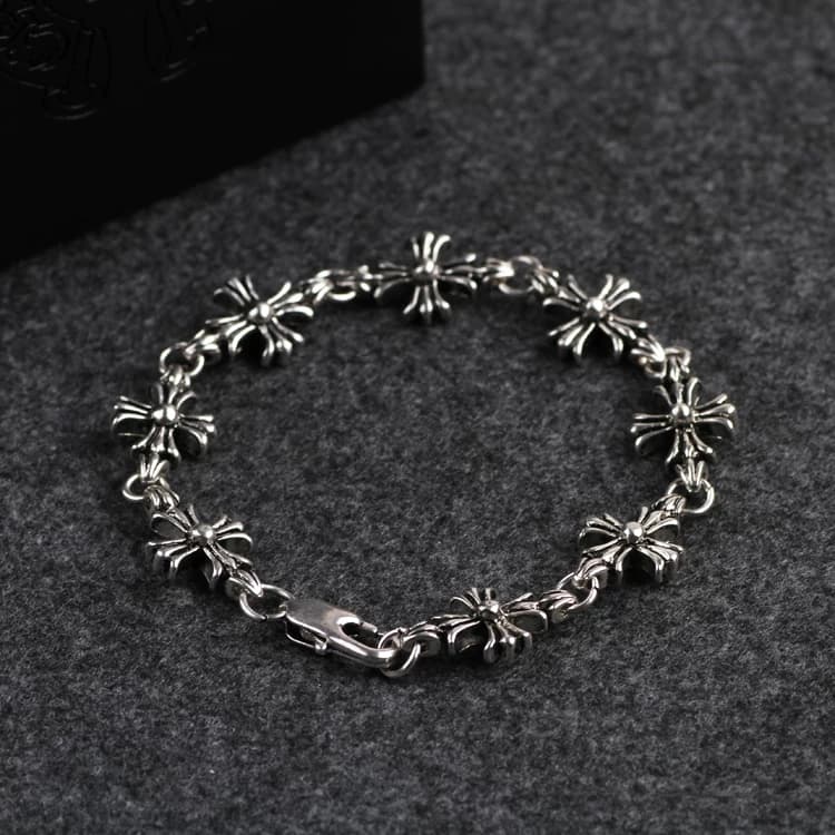 Cross bracelet for men and women G Dragon GD same style bracelet personality punk style retro old style couple jewelry from Taobao
