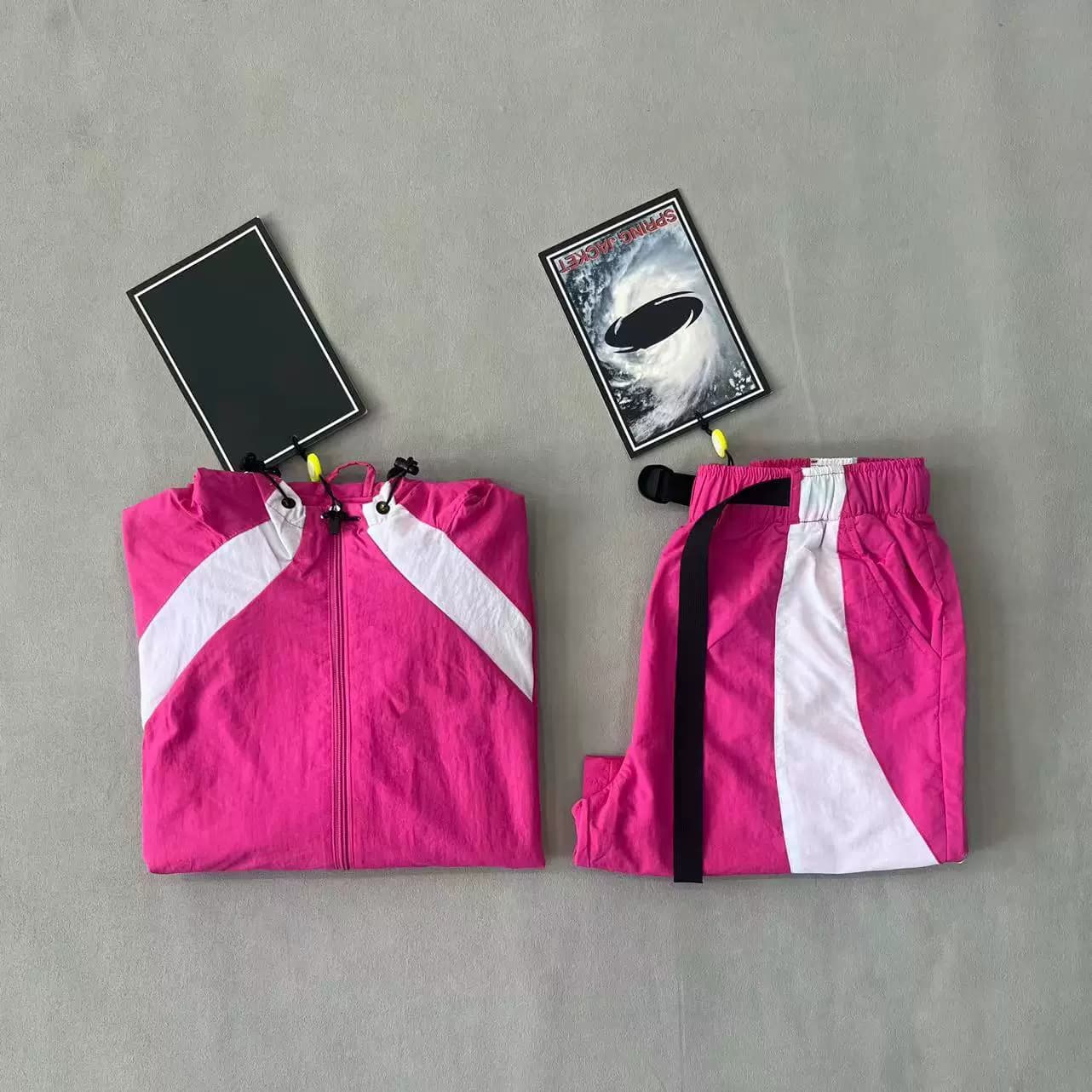 Angel King sailboat COR patchwork jacket unisex casual all match windbreaker jacket jacket shorts from Taobao