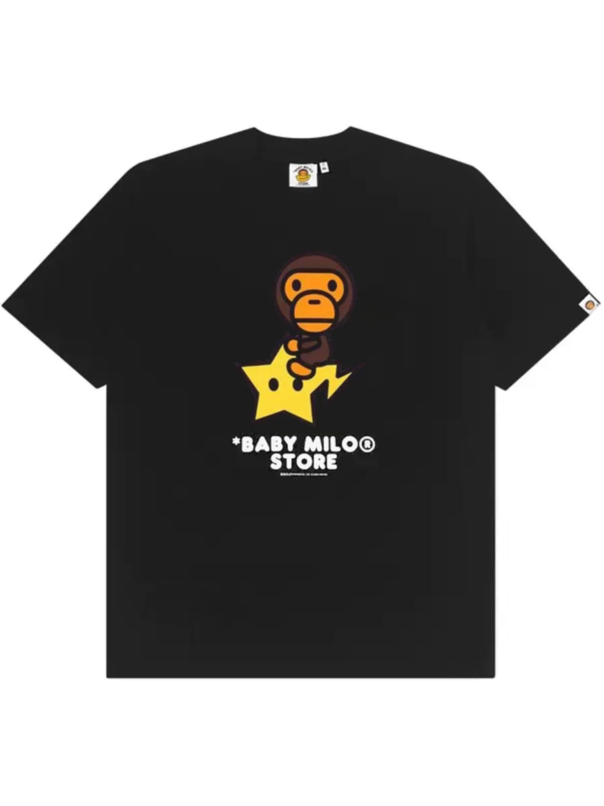 Japanese trendy brand aape ape head bape little monkey men and women fun Pac Man print versatile short sleeved T shirt from Taobao