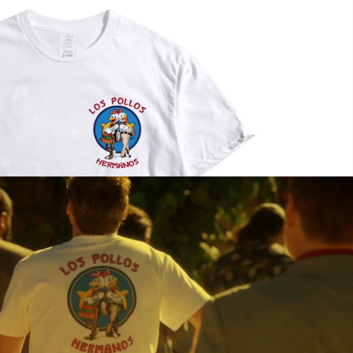 Fried Chicken shop T shirt deadly poison Pollos Hermanos cotton short sleeve Gildan heavy cotton American fashion from Taobao