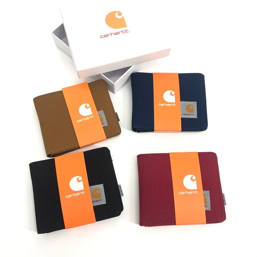 Carhartt WIP solid color wallet wallet simple hip hop canvas bag small card holder for men and women from Taobao