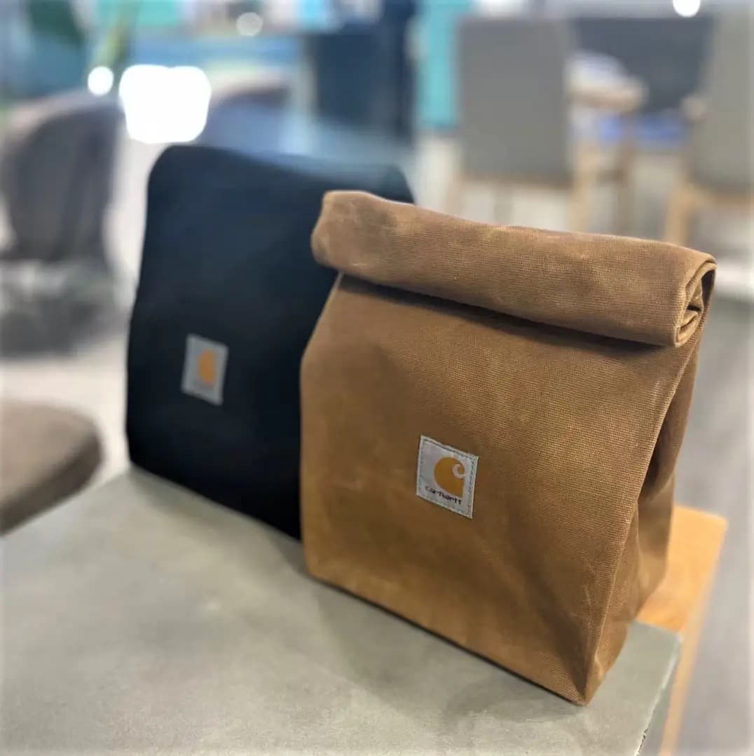 Carhartt wip trendy brand Carhartt bag canvas lunch bag lunch box bag take out personality trend handbag from Taobao