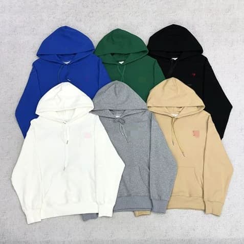 AM sweatshirt hoodie 6 colors red super small heart J from Taobao