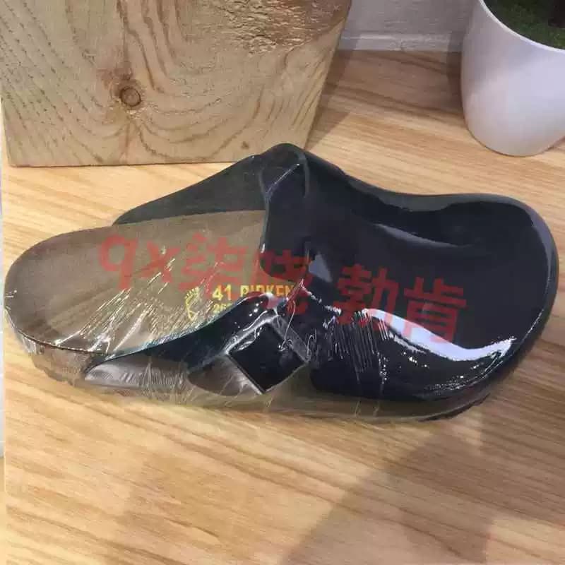 Genuine cork slippers with correct letters Chef shoes men's shoes women's shoes kitchen universal closed toe shoes foreign trade shoes half package — product from Taobao, photo 1 of 1