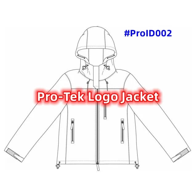 CPReps #ProID002 Pro Tek Logo Plaque Hooded Jacket from Taobao