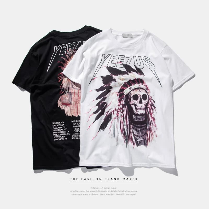 2017 T yeezus t shirt yeezy from Taobao