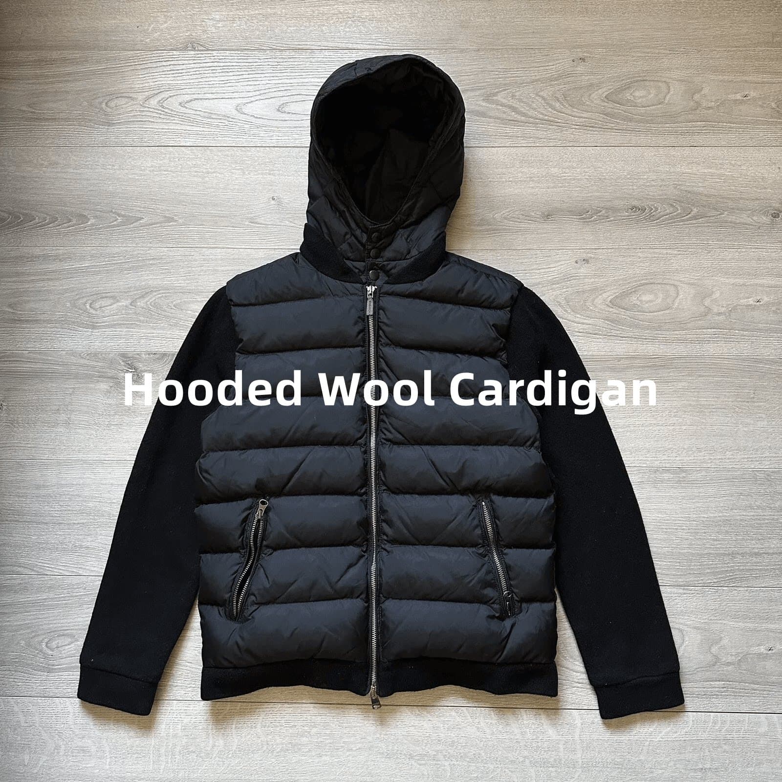 GJLWP #PRO002 Hooded Wool Cardigan — product from Taobao, photo 1 of 1