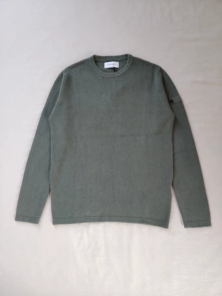 24SS 514D8 RIBBED SOFT COTTON KNITWEAR TOPSTONEY — product from Taobao, photo 1 of 1