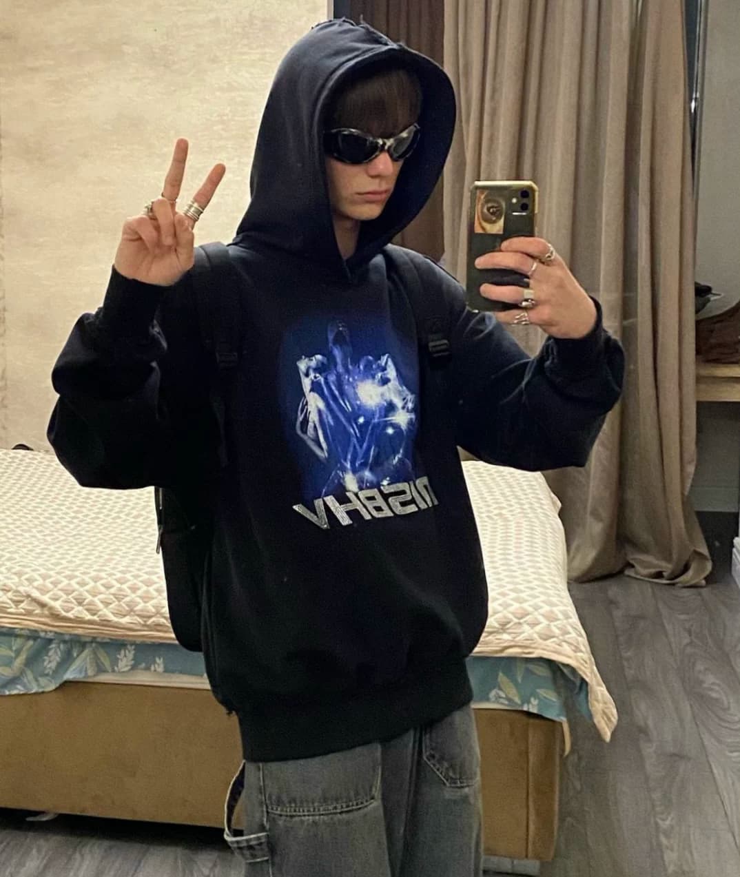 Msbhv 2001 Polizei Print Hoodie 460g — product from Taobao, photo 1 of 1