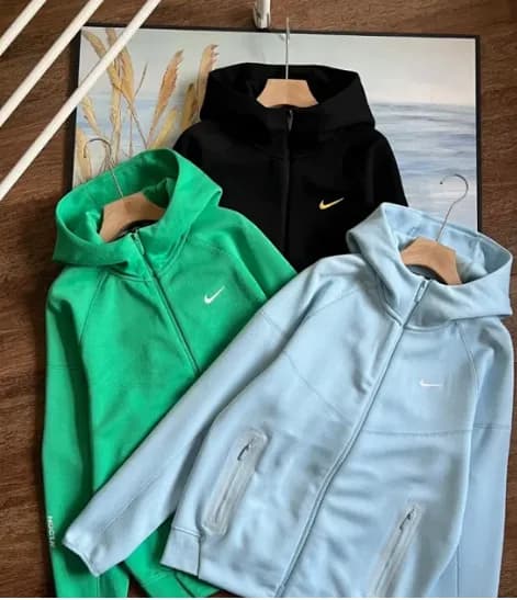 Nike x Nocta Tech Fleece Logo Silicone Print Sports Zip Hoodie — Hoodies from Weidian