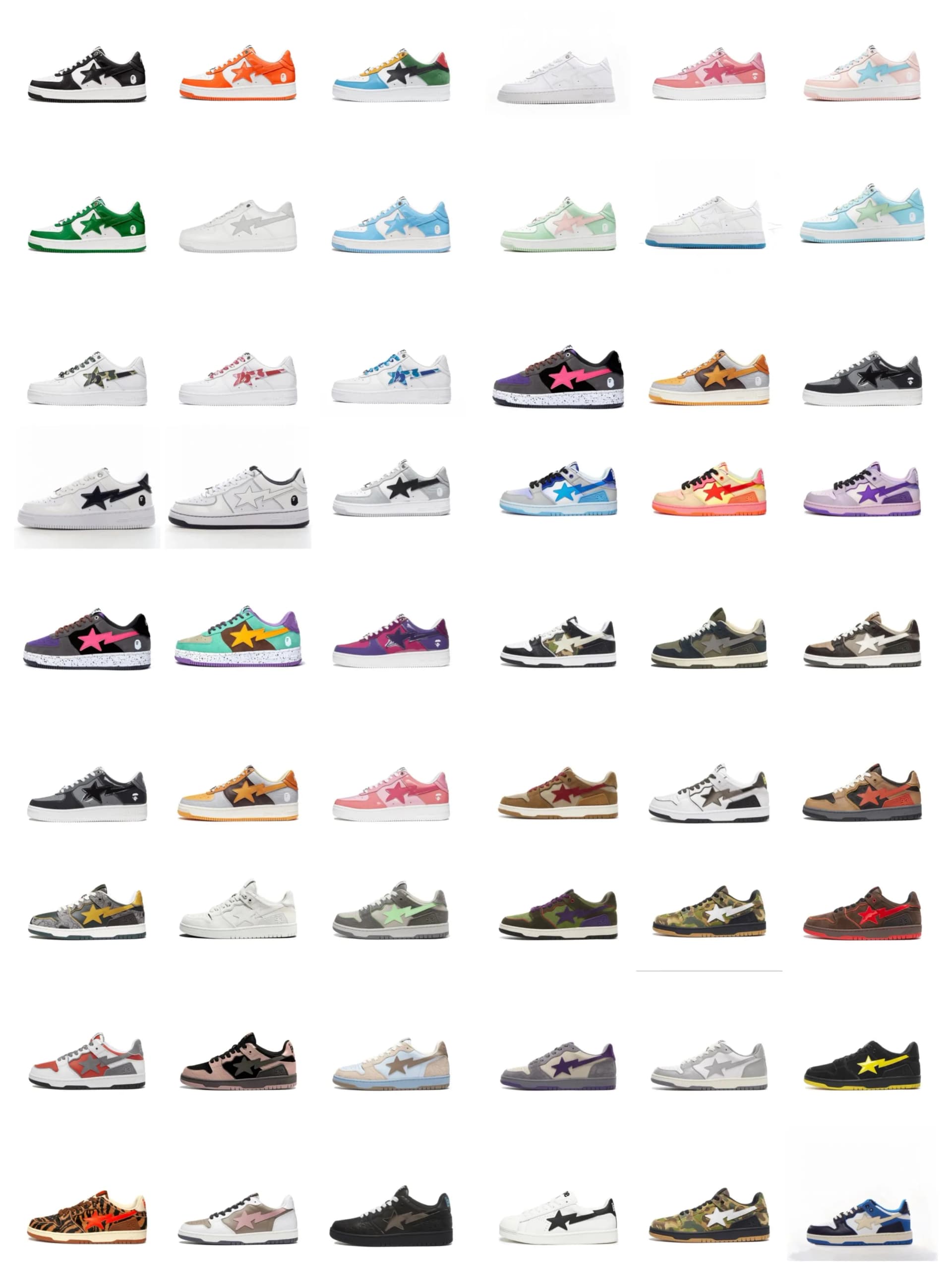 Bapesta *BEST BATCH* from Weidian