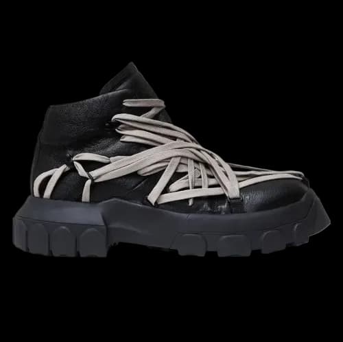 RICK OWENS TRACTOR MEGALACE BOOTS — Shoes from Taobao, photo 1 of 2
