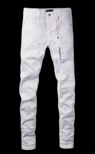 PURPLE WHITE JEANS — Pants from Taobao, photo 1 of 2