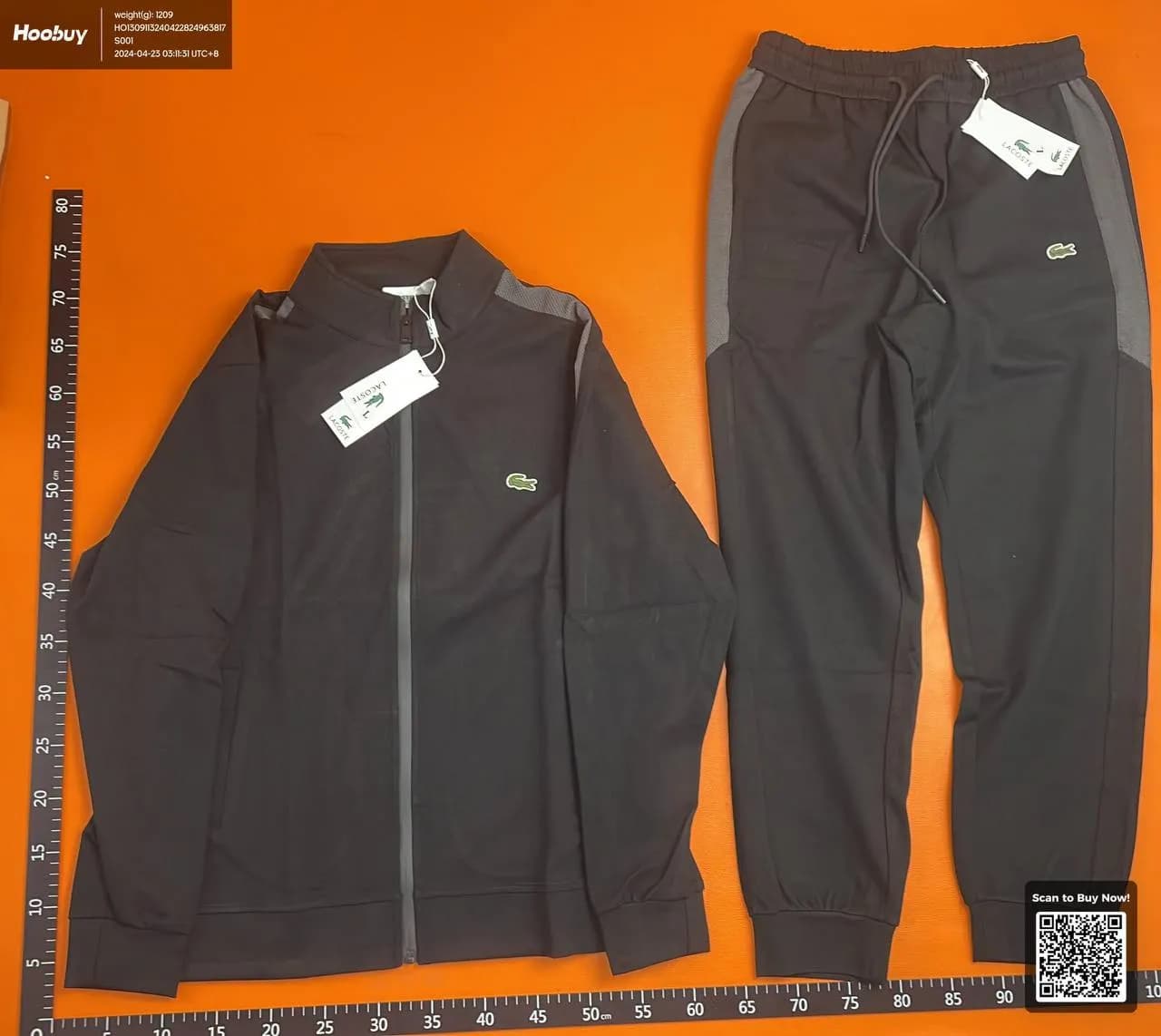 Lacoste tracksuit from Weidian