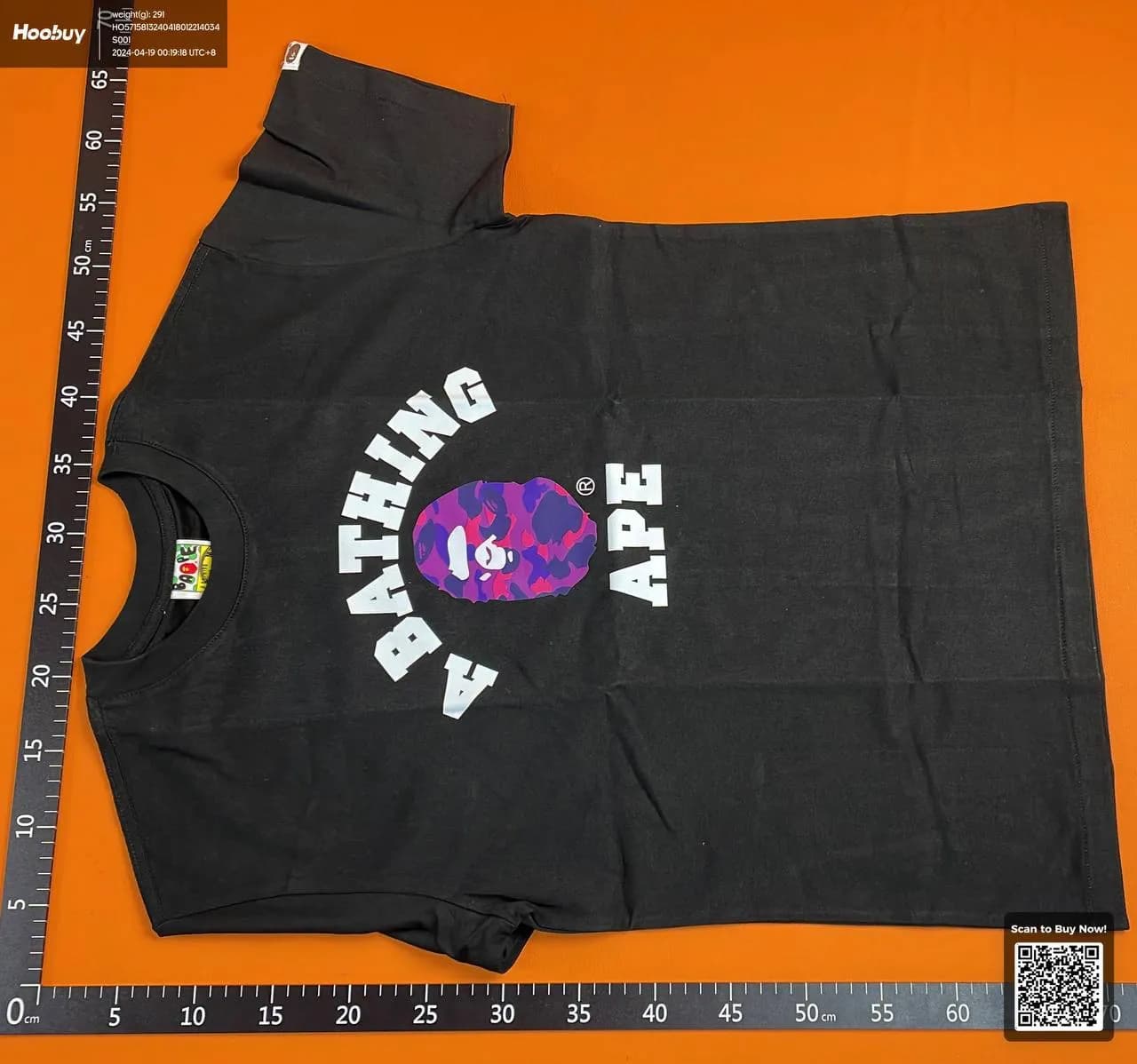 Bathing ape t shirt — product from Taobao, photo 1 of 5