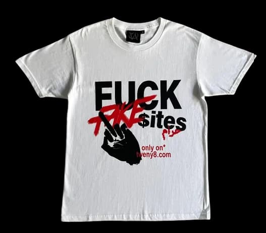 Fuck Fake Sites Tee — T-Shirts from Weidian, photo 1 of 2