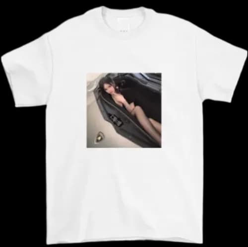 Girl in lamborghini tee — T-Shirts from Taobao, photo 1 of 2