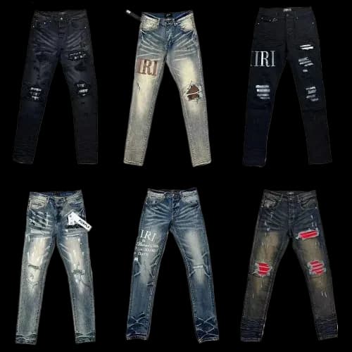 Amiri jeans slim — Pants from Weidian