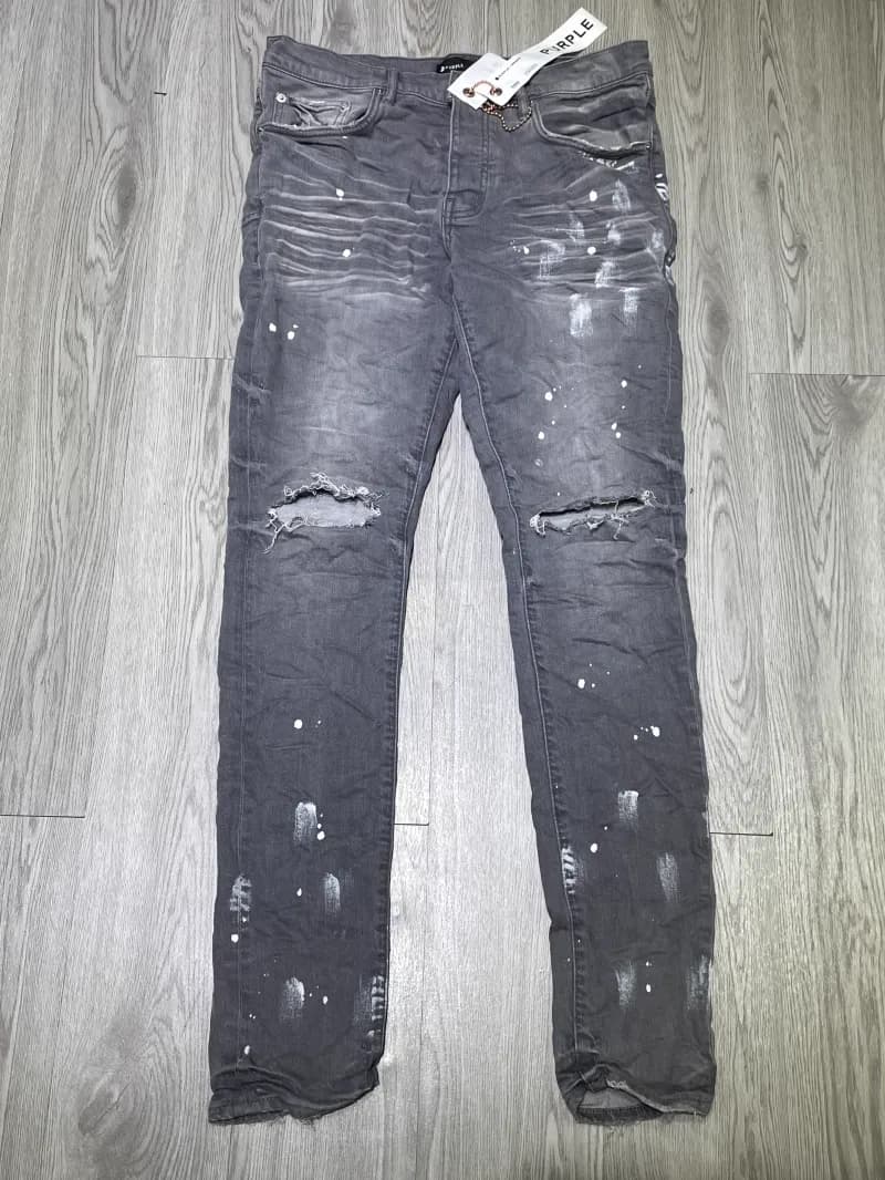 Purple Ripped Jeans — Pants from Taobao, photo 1 of 2