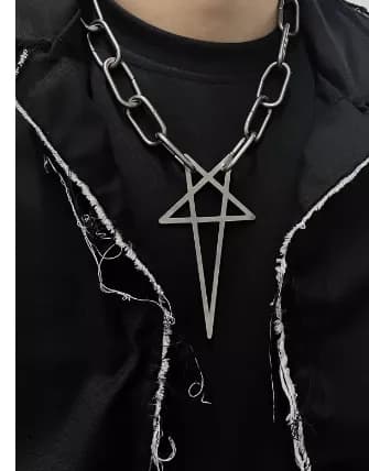 Rick owens pentagram chain — Accessories from Taobao, photo 1 of 3