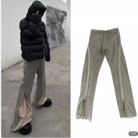 Rick Owens white bolan banana pants — Pants from Weidian, photo 1 of 2