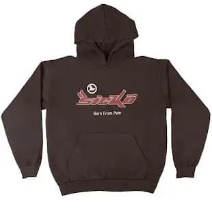 Sicko Pain Kapuzenpullover Braun — product from Taobao, photo 1 of 2