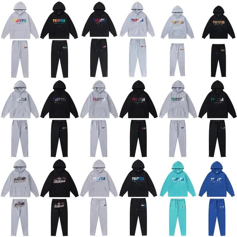 Top selling Trapst European and American fashion brand gradient letter tiger head print hooded sweat 62 — clothing from Weidian, photo 1 of 1