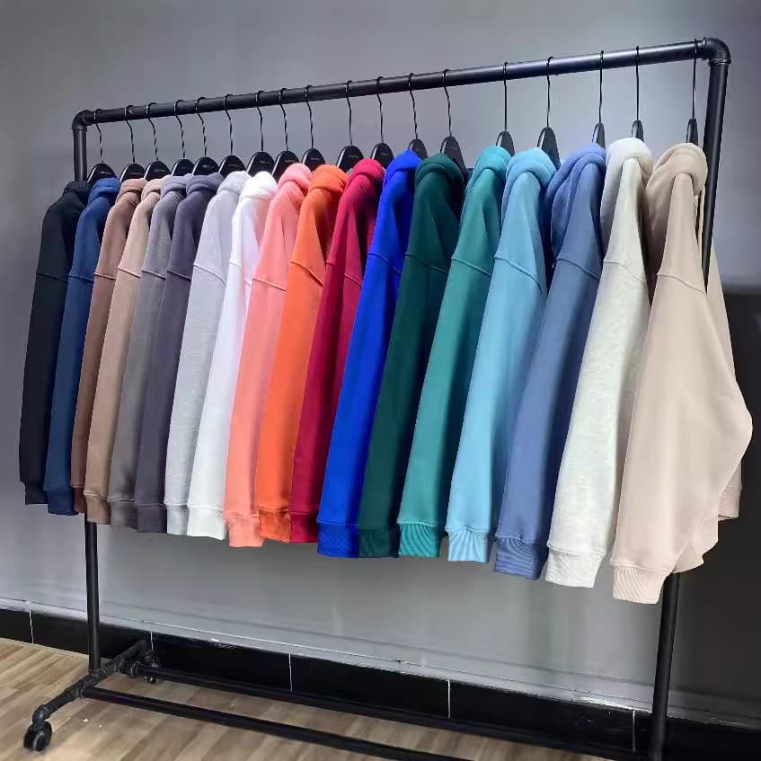 European and American high street fashion brand 360g polar fleece plus velvet basic hooded sweatshirt hoodies hoodie — product from 1688, photo 1 of 1