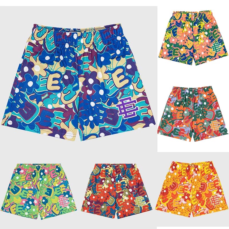 EE American muscle shorts casual fitness quick drying men's sports shorts mesh breathable large version running street — product from Taobao, photo 1 of 1