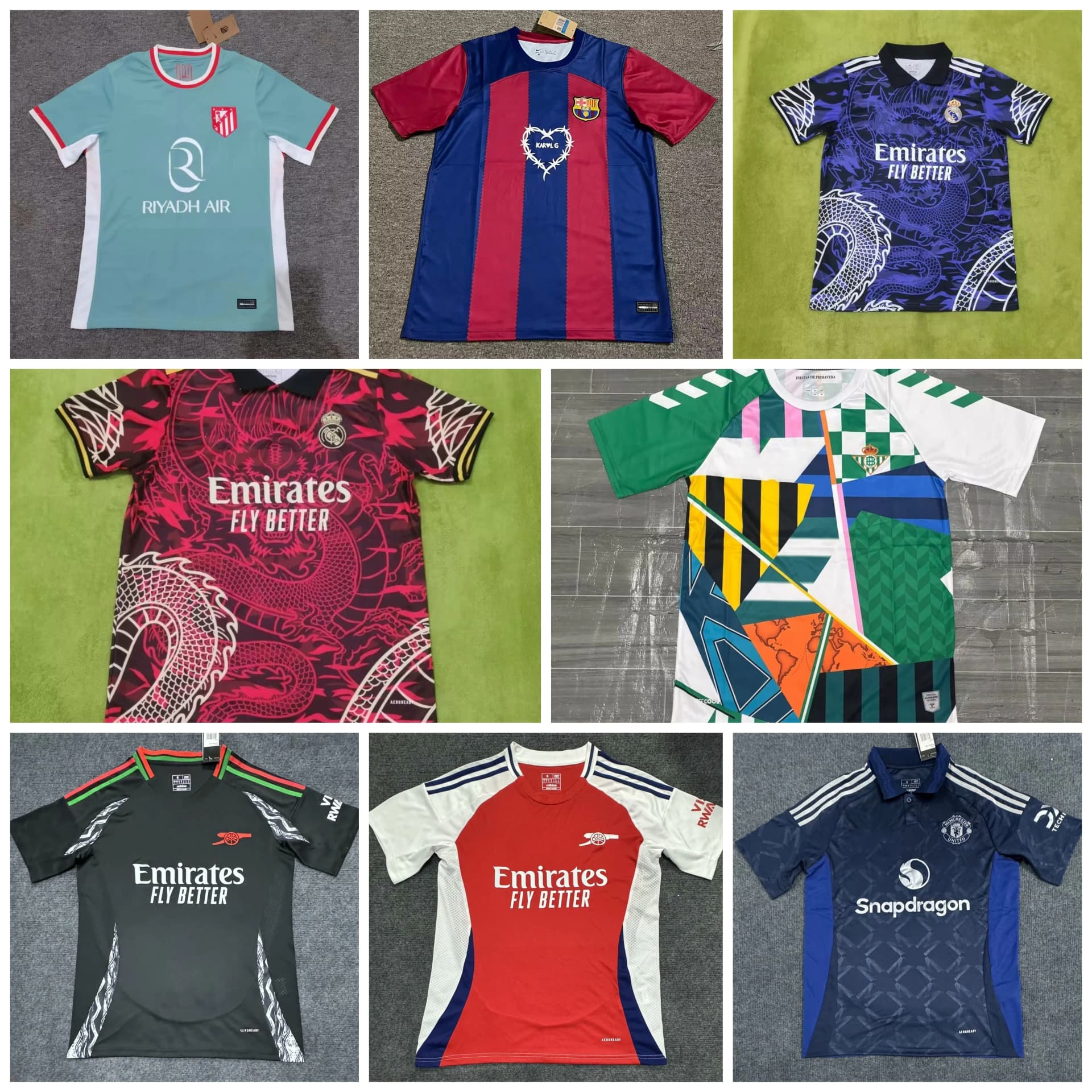 AC Milan 24 25 Barcelona Real Sociedad Feyenoord Boca Juniors Tottenham Arsenal Chelsea Jersey from Taobao