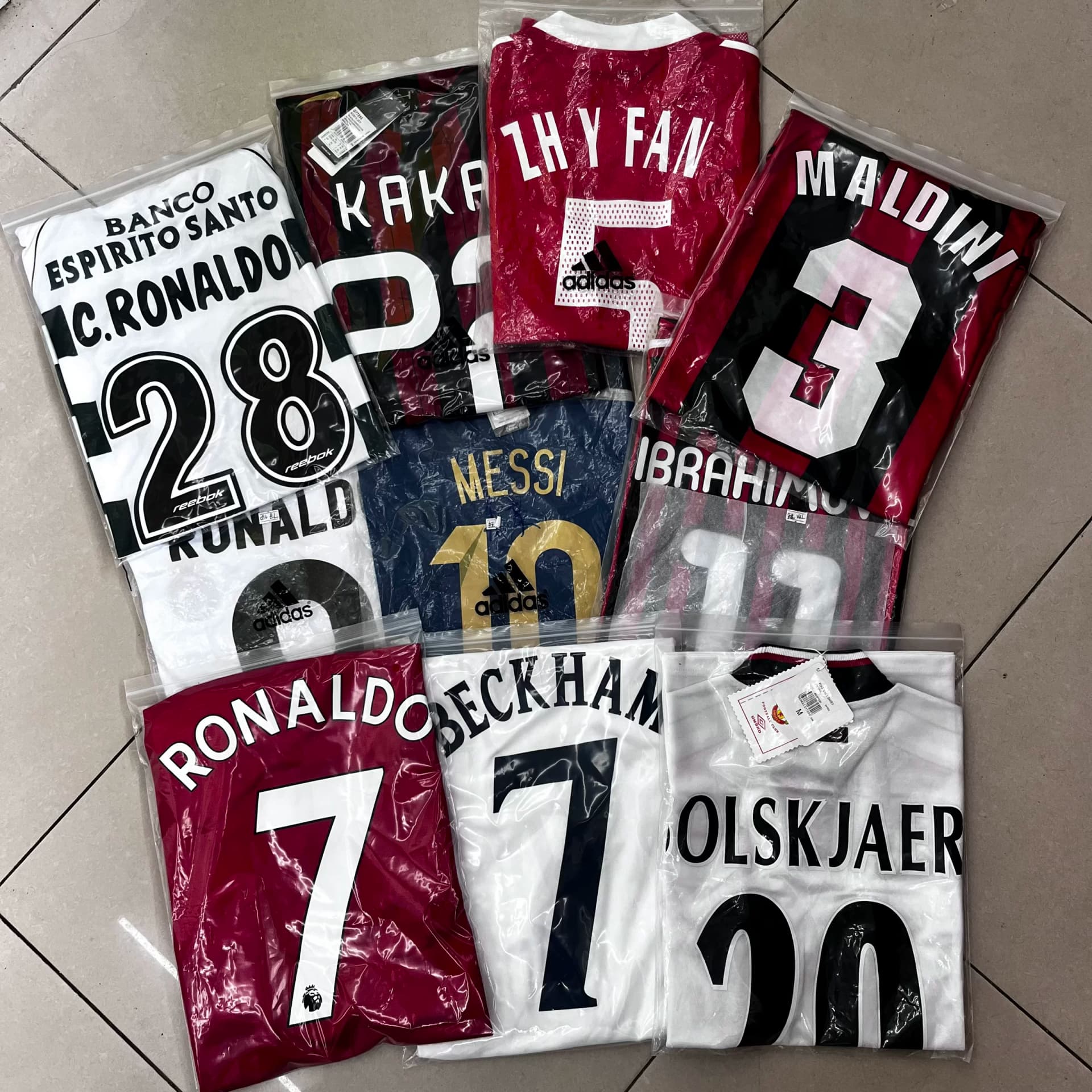 Retro jersey blind box special clearance football uniform with star number new club national team from Taobao